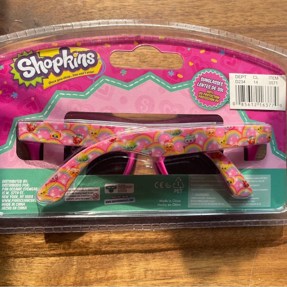 Shopkins Vibrant Pink Sunglasses for Kids